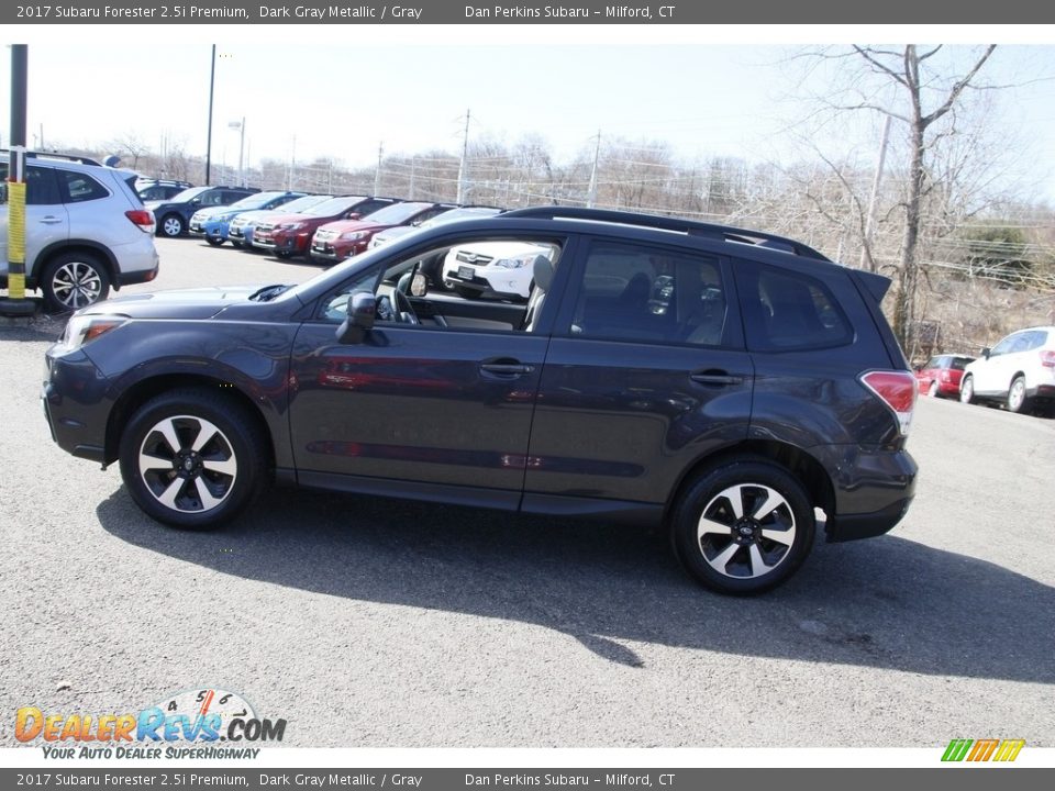 2017 Subaru Forester 2.5i Premium Dark Gray Metallic / Gray Photo #8