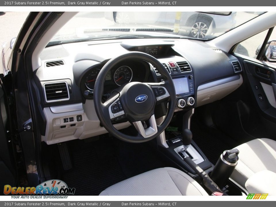 2017 Subaru Forester 2.5i Premium Dark Gray Metallic / Gray Photo #10