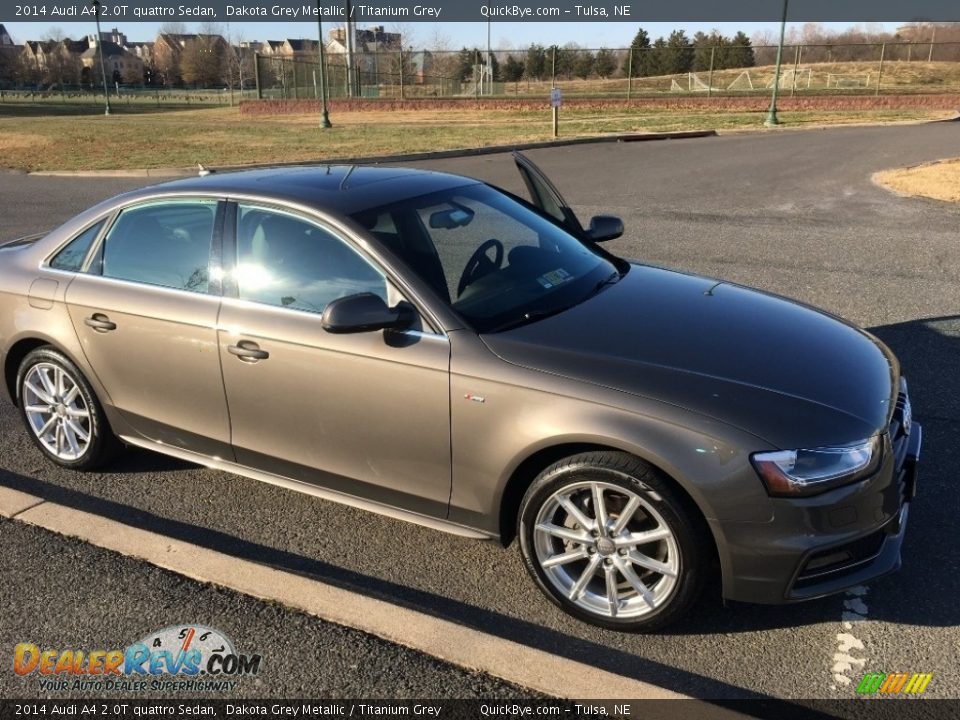 2014 Audi A4 2.0T quattro Sedan Dakota Grey Metallic / Titanium Grey Photo #1