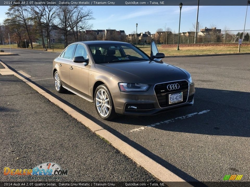 2014 Audi A4 2.0T quattro Sedan Dakota Grey Metallic / Titanium Grey Photo #2