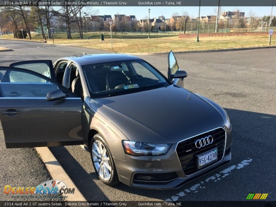 2014 Audi A4 2.0T quattro Sedan Dakota Grey Metallic / Titanium Grey Photo #3