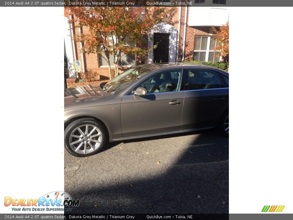 2014 Audi A4 2.0T quattro Sedan Dakota Grey Metallic / Titanium Grey Photo #5