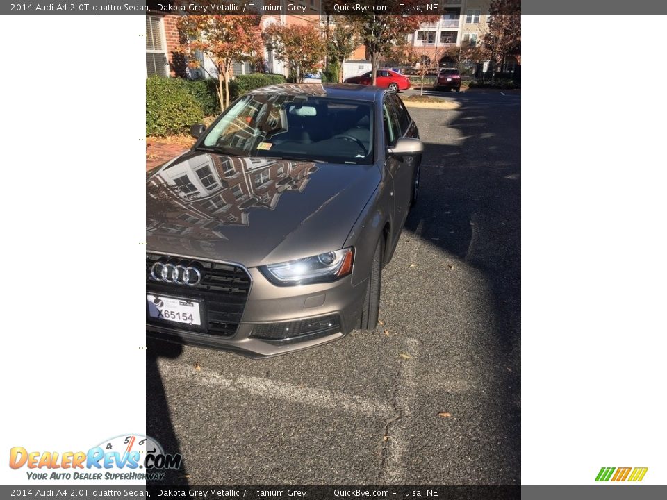 2014 Audi A4 2.0T quattro Sedan Dakota Grey Metallic / Titanium Grey Photo #6