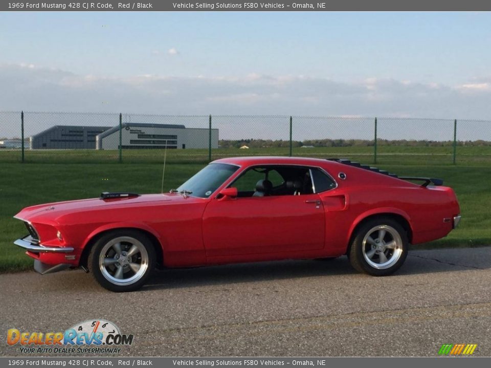 1969 Ford Mustang 428 CJ R Code Red / Black Photo #3