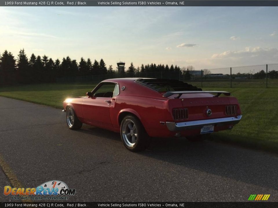 1969 Ford Mustang 428 CJ R Code Red / Black Photo #4