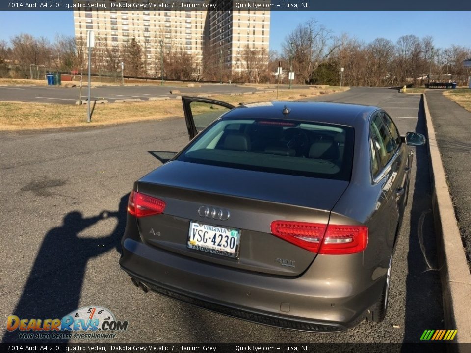 2014 Audi A4 2.0T quattro Sedan Dakota Grey Metallic / Titanium Grey Photo #8