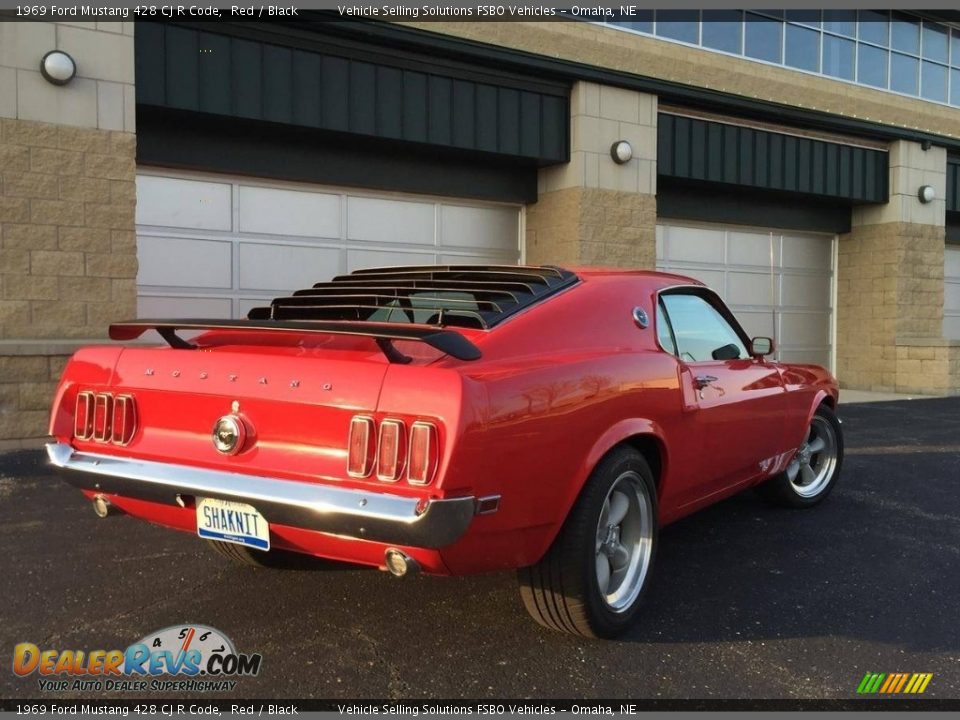 1969 Ford Mustang 428 CJ R Code Red / Black Photo #5