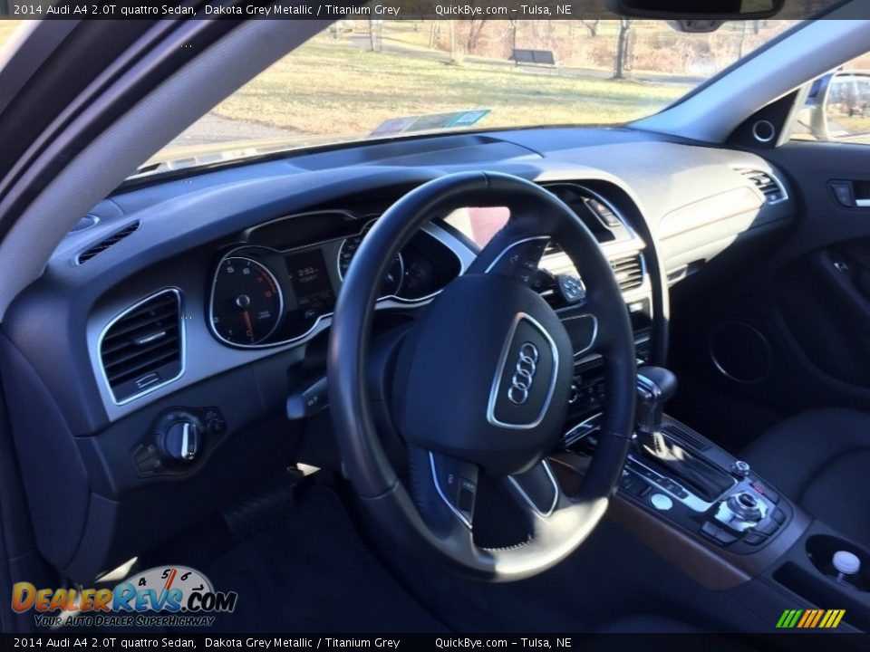 2014 Audi A4 2.0T quattro Sedan Dakota Grey Metallic / Titanium Grey Photo #9