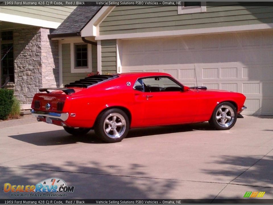 1969 Ford Mustang 428 CJ R Code Red / Black Photo #6