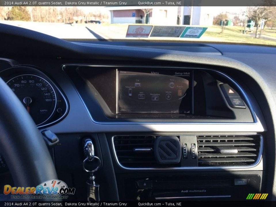 2014 Audi A4 2.0T quattro Sedan Dakota Grey Metallic / Titanium Grey Photo #10