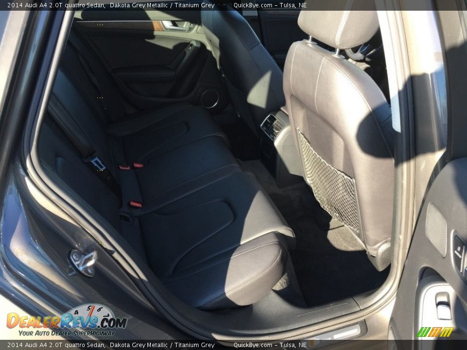 2014 Audi A4 2.0T quattro Sedan Dakota Grey Metallic / Titanium Grey Photo #14