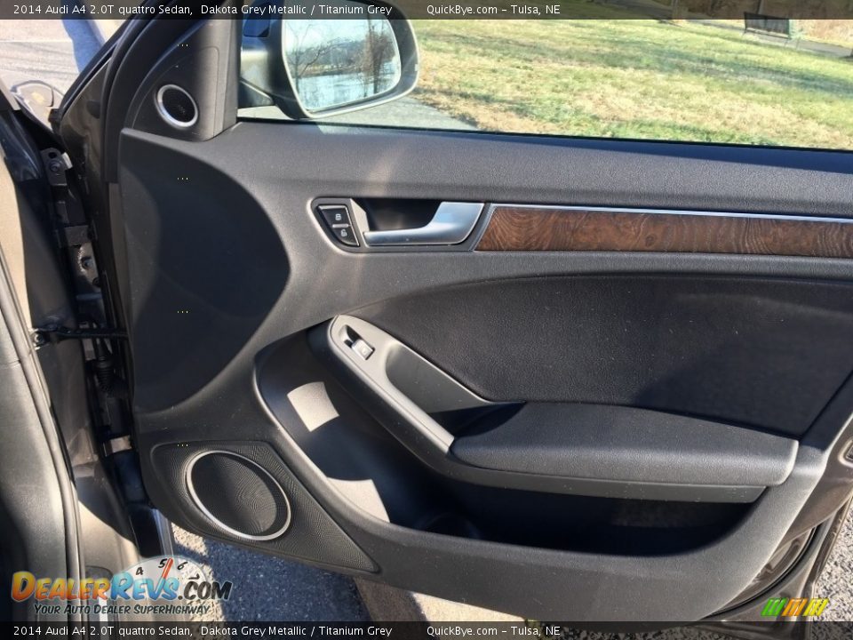 2014 Audi A4 2.0T quattro Sedan Dakota Grey Metallic / Titanium Grey Photo #15