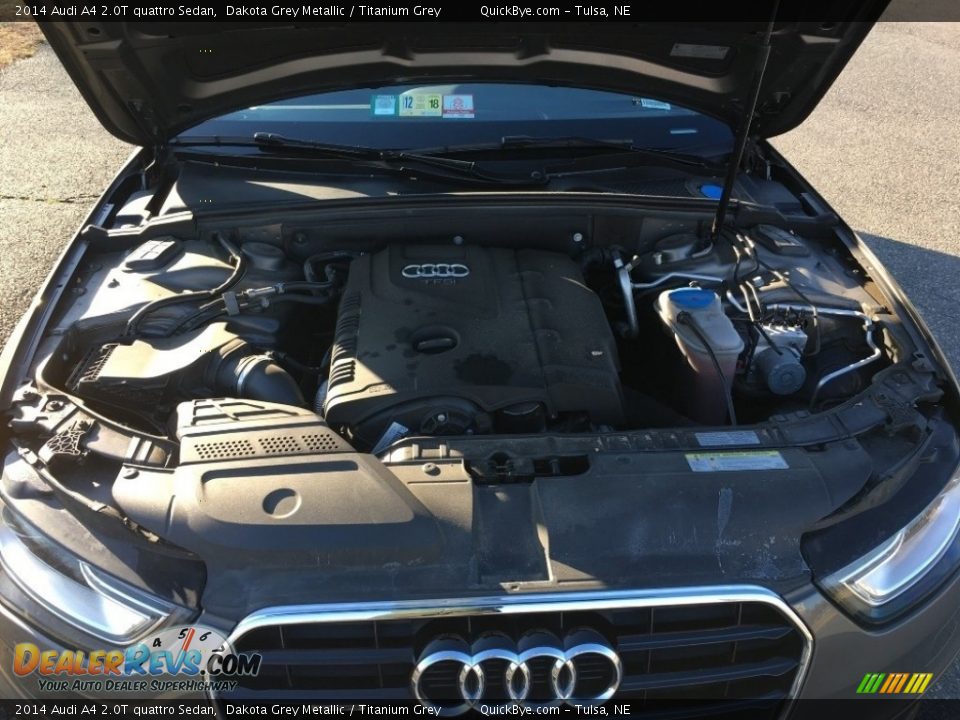 2014 Audi A4 2.0T quattro Sedan Dakota Grey Metallic / Titanium Grey Photo #16