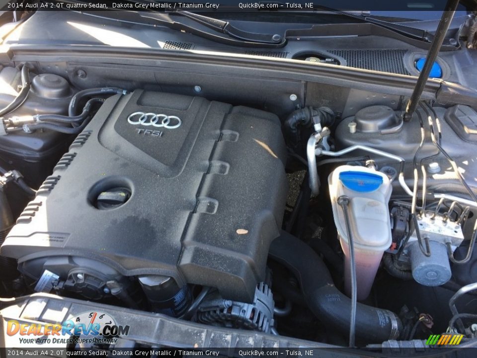 2014 Audi A4 2.0T quattro Sedan Dakota Grey Metallic / Titanium Grey Photo #17