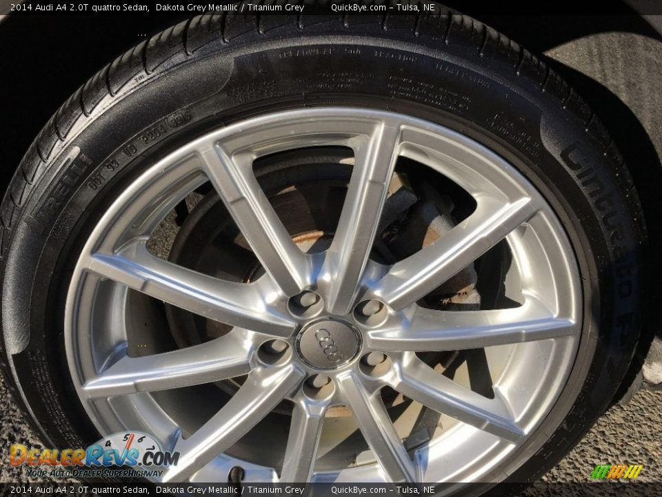 2014 Audi A4 2.0T quattro Sedan Dakota Grey Metallic / Titanium Grey Photo #18