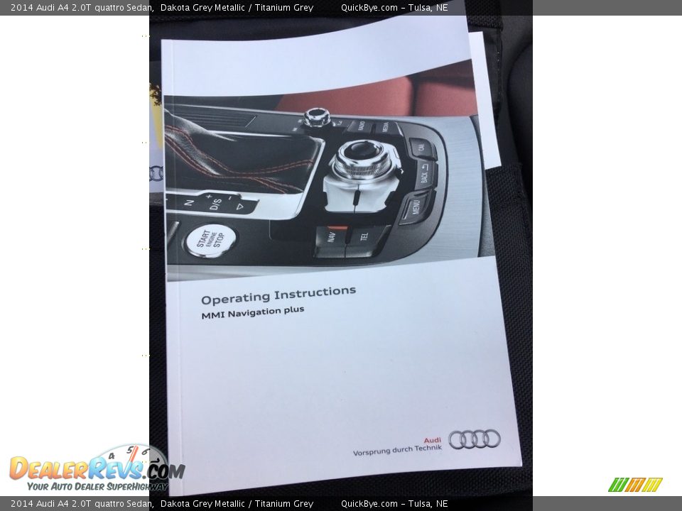 2014 Audi A4 2.0T quattro Sedan Dakota Grey Metallic / Titanium Grey Photo #20