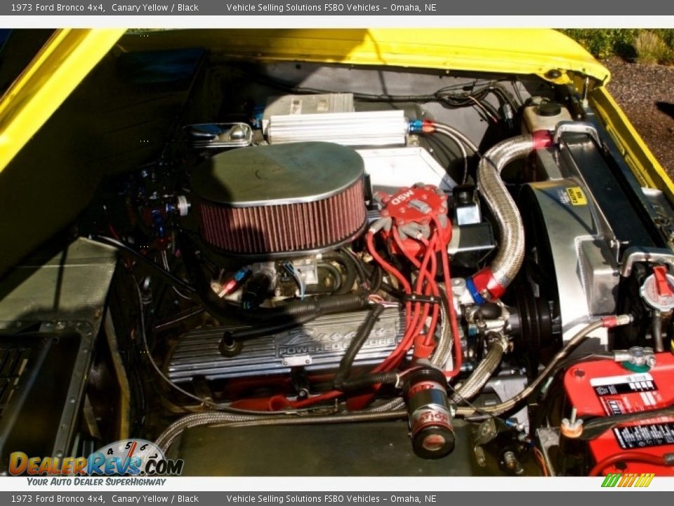 1973 Ford Bronco 4x4 Canary Yellow / Black Photo #15