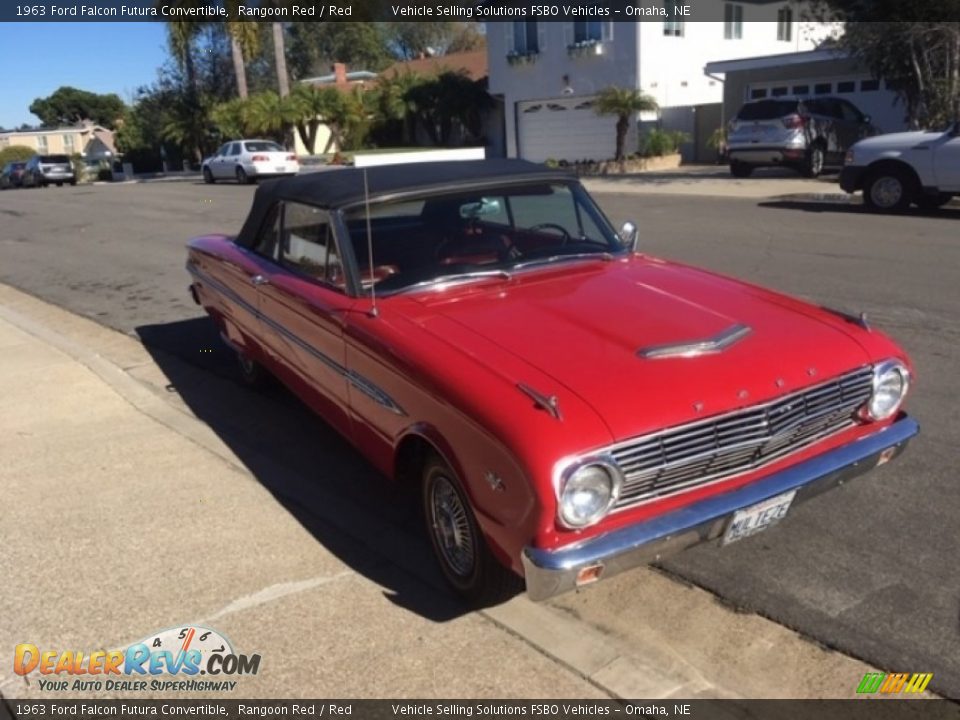 Rangoon Red 1963 Ford Falcon Futura Convertible Photo #5