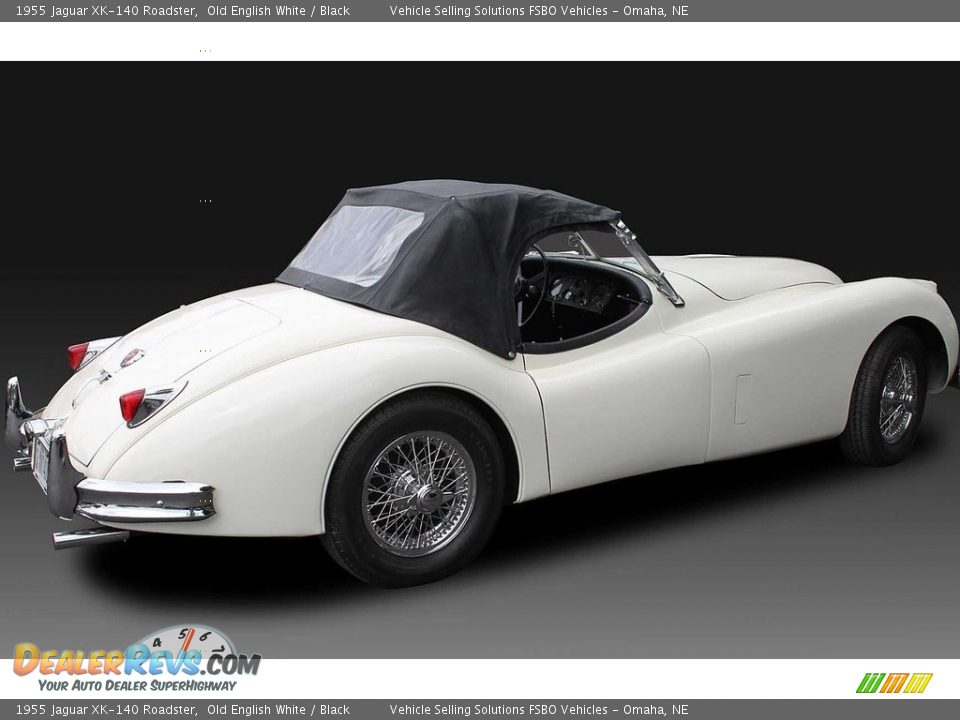 Old English White 1955 Jaguar XK-140 Roadster Photo #20