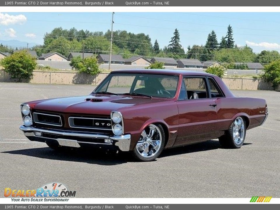 1965 Pontiac GTO 2 Door Hardtop Restomod Burgundy / Black Photo #1