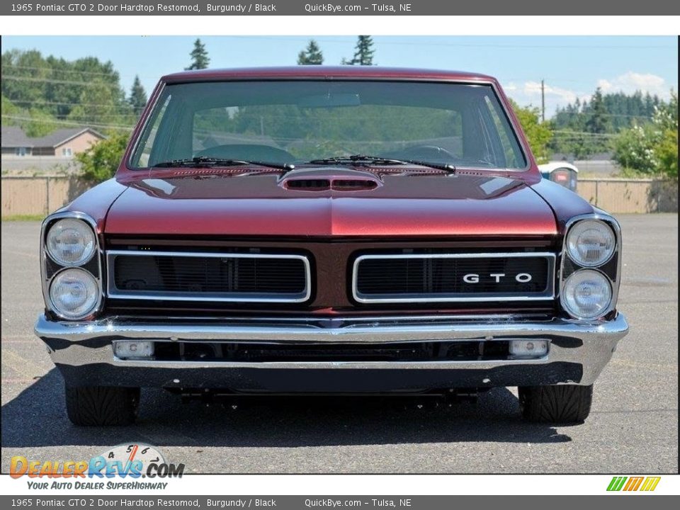 1965 Pontiac GTO 2 Door Hardtop Restomod Burgundy / Black Photo #3
