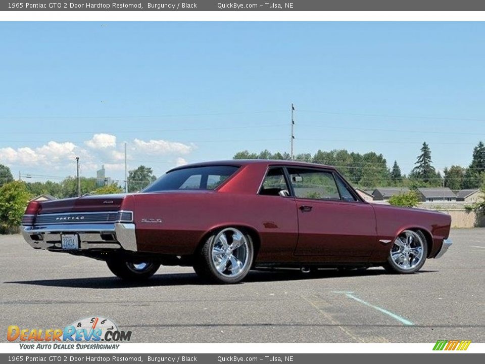 1965 Pontiac GTO 2 Door Hardtop Restomod Burgundy / Black Photo #4