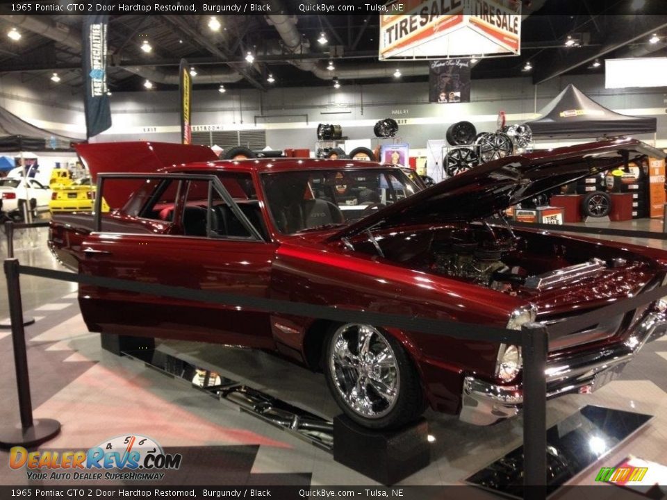 1965 Pontiac GTO 2 Door Hardtop Restomod Burgundy / Black Photo #5