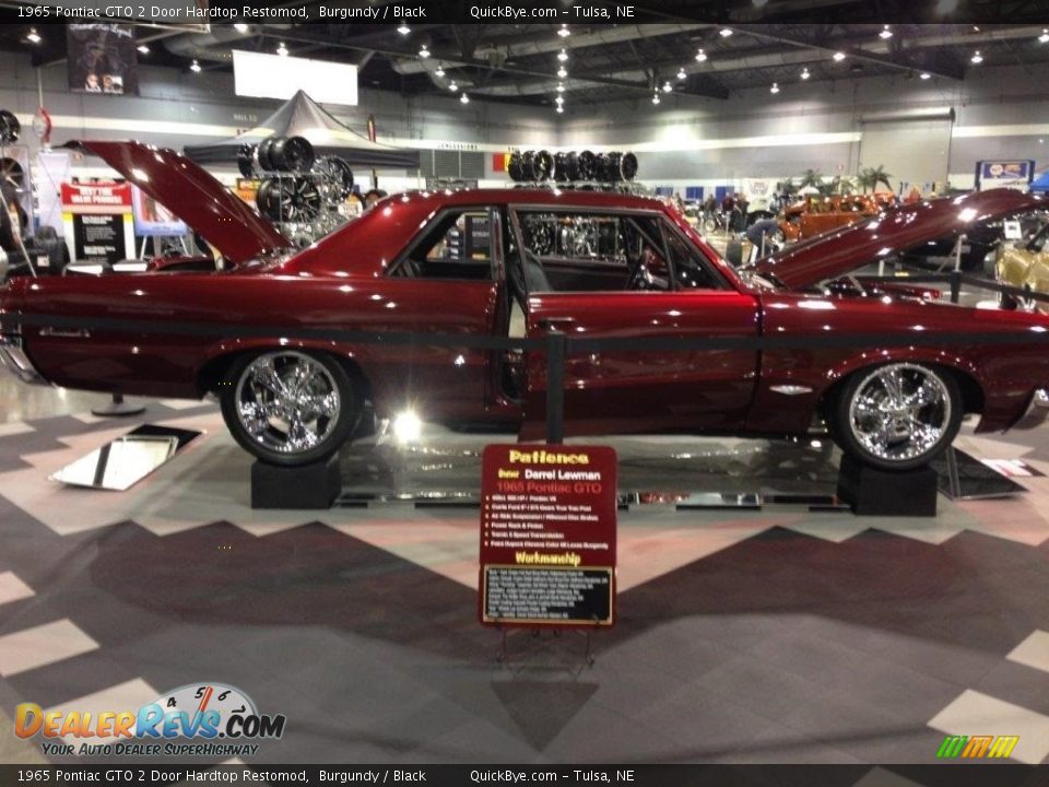 1965 Pontiac GTO 2 Door Hardtop Restomod Burgundy / Black Photo #8