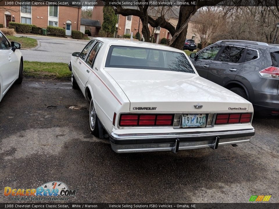White 1988 Chevrolet Caprice Classic Sedan Photo #5