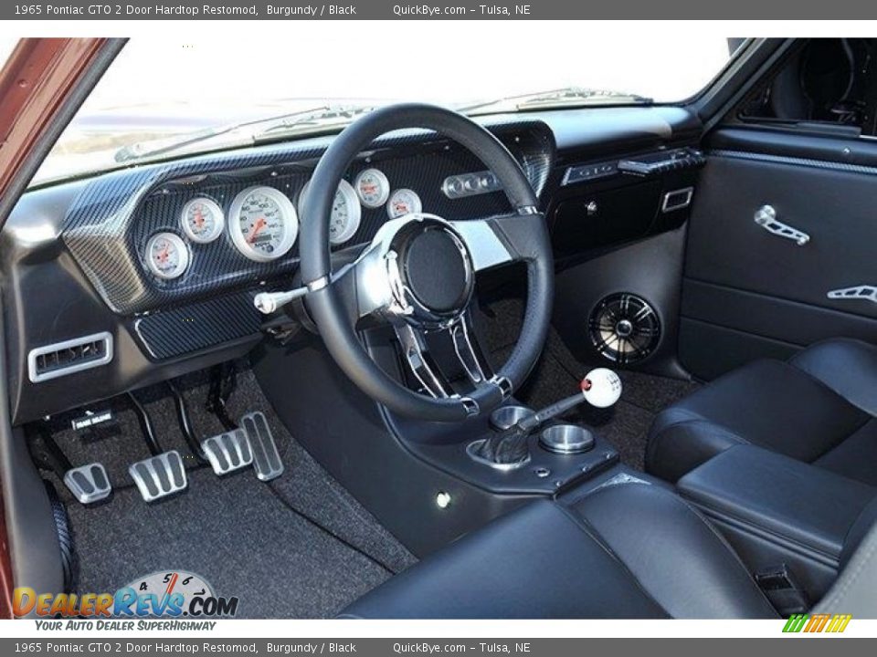 1965 Pontiac GTO 2 Door Hardtop Restomod Burgundy / Black Photo #11