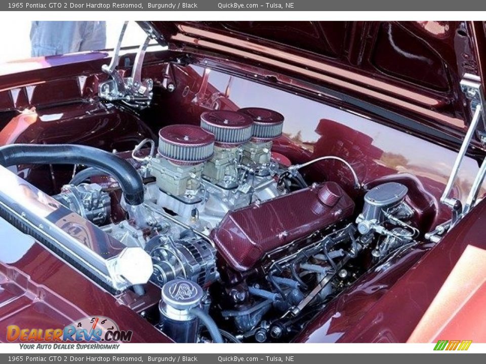 1965 Pontiac GTO 2 Door Hardtop Restomod Burgundy / Black Photo #13