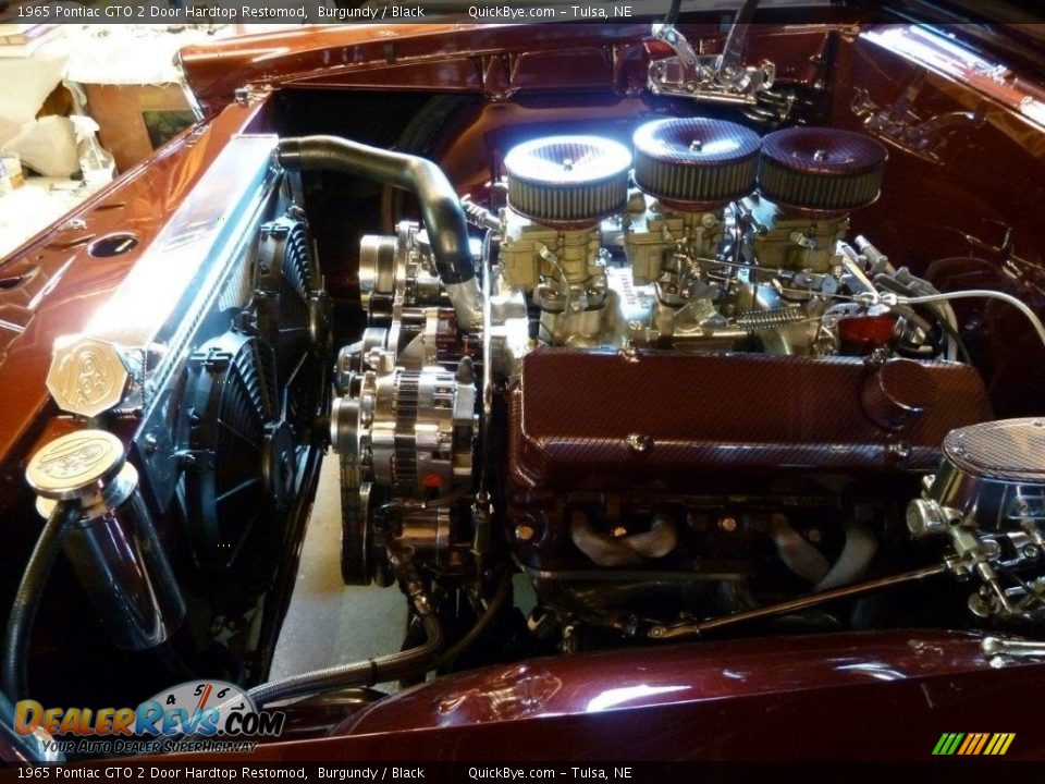 1965 Pontiac GTO 2 Door Hardtop Restomod Burgundy / Black Photo #16