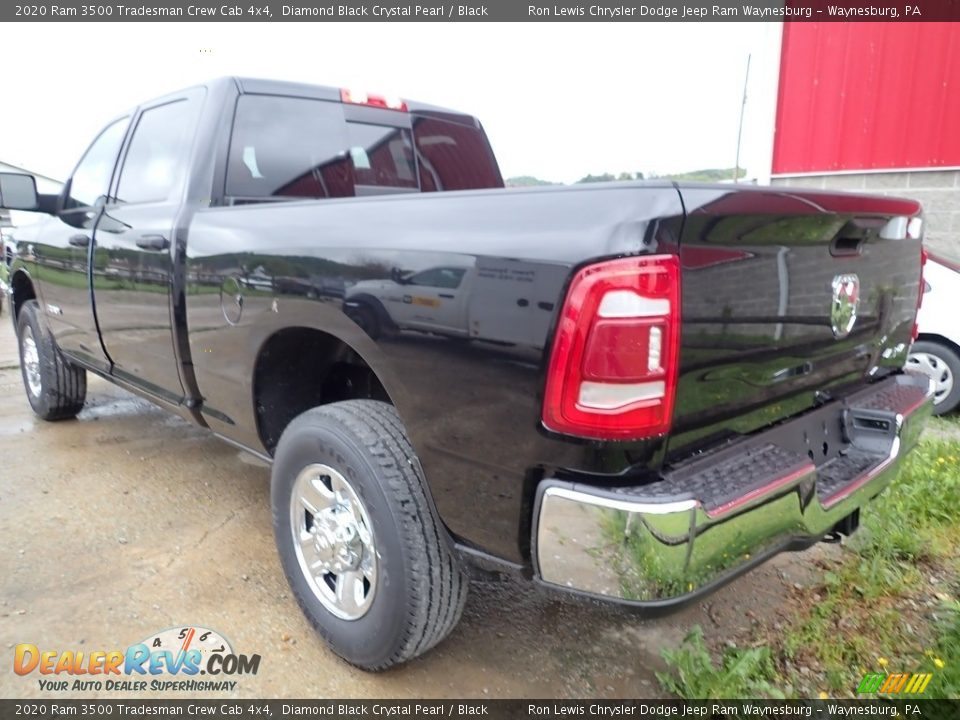 2020 Ram 3500 Tradesman Crew Cab 4x4 Diamond Black Crystal Pearl / Black Photo #5