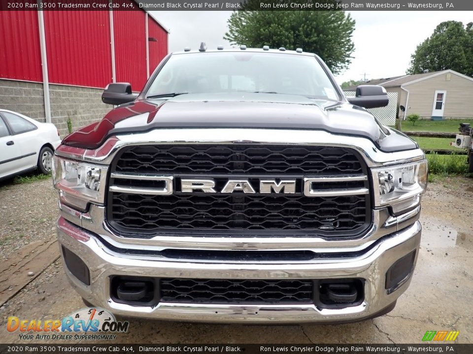 2020 Ram 3500 Tradesman Crew Cab 4x4 Diamond Black Crystal Pearl / Black Photo #9