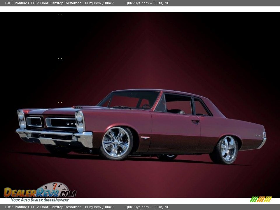 1965 Pontiac GTO 2 Door Hardtop Restomod Burgundy / Black Photo #22
