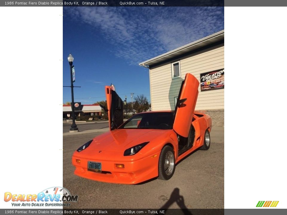 Front 3/4 View of 1986 Pontiac Fiero Diablo Replica Body Kit Photo #1