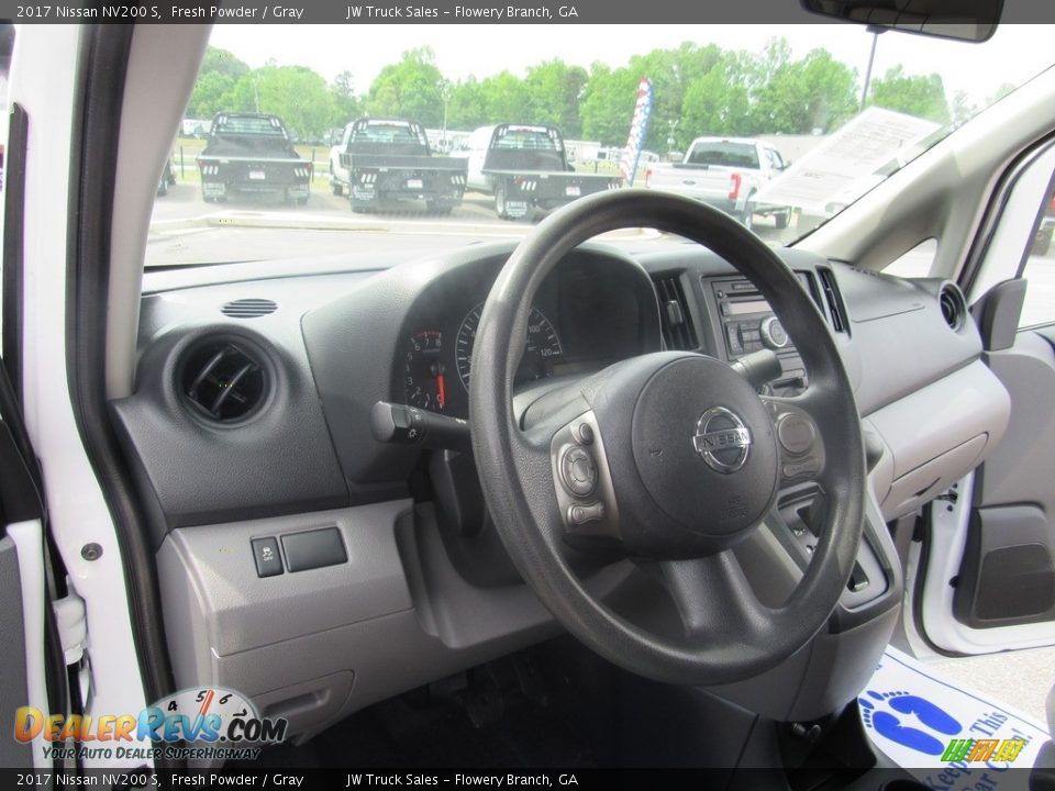 2017 Nissan NV200 S Fresh Powder / Gray Photo #23