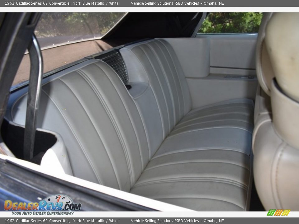 Rear Seat of 1962 Cadillac Series 62 Convertible Photo #5