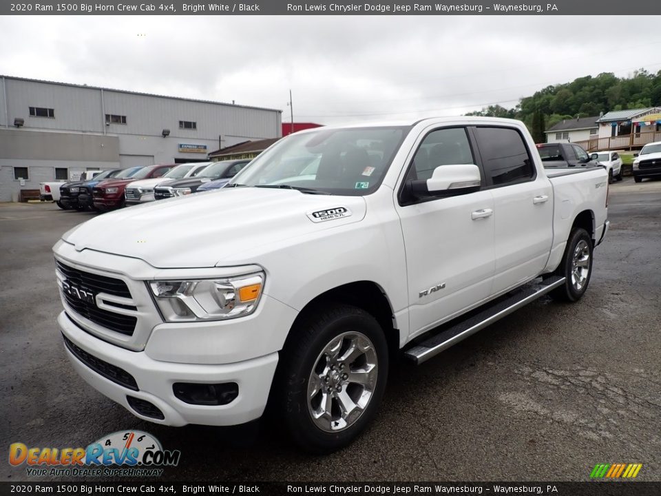 2020 Ram 1500 Big Horn Crew Cab 4x4 Bright White / Black Photo #1