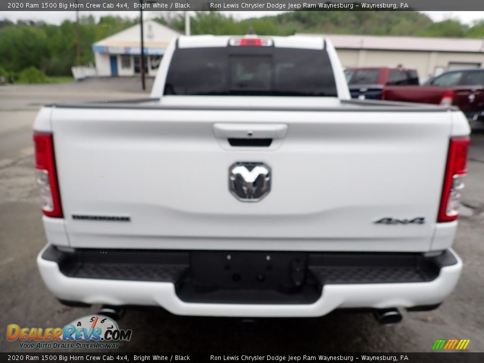 2020 Ram 1500 Big Horn Crew Cab 4x4 Bright White / Black Photo #5