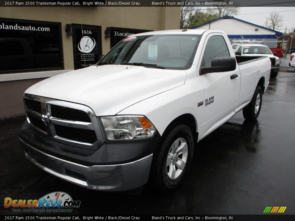 2017 Ram 1500 Tradesman Regular Cab Bright White / Black/Diesel Gray Photo #2