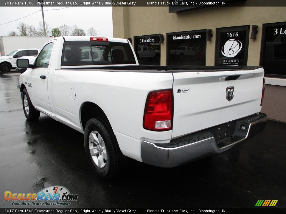 2017 Ram 1500 Tradesman Regular Cab Bright White / Black/Diesel Gray Photo #3