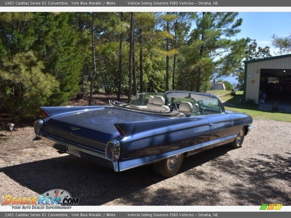 York Blue Metallic 1962 Cadillac Series 62 Convertible Photo #17