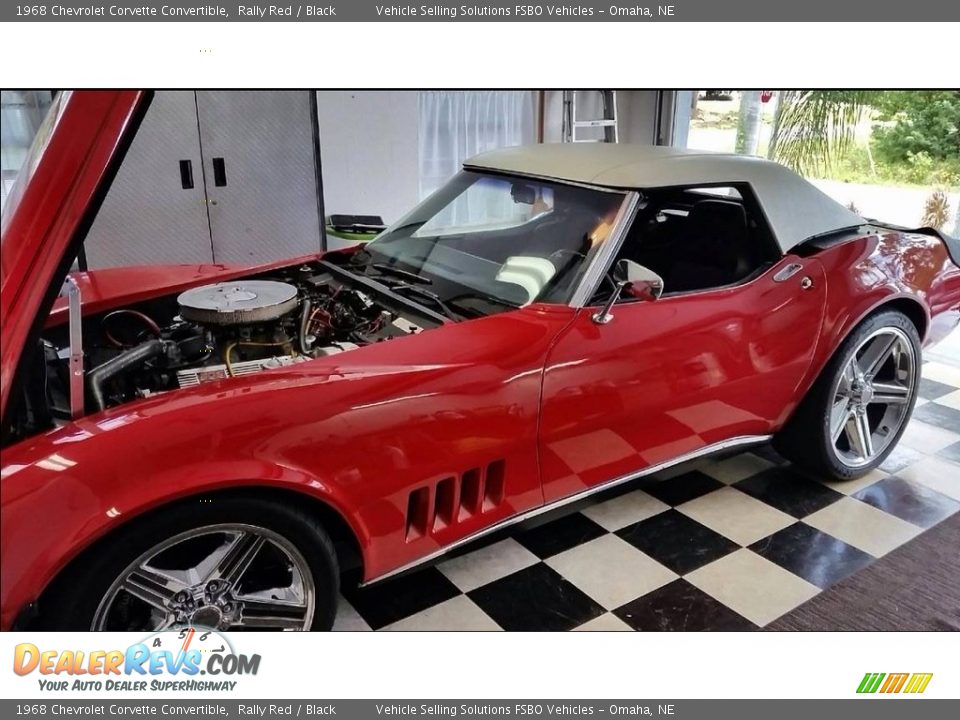 1968 Chevrolet Corvette Convertible Rally Red / Black Photo #2