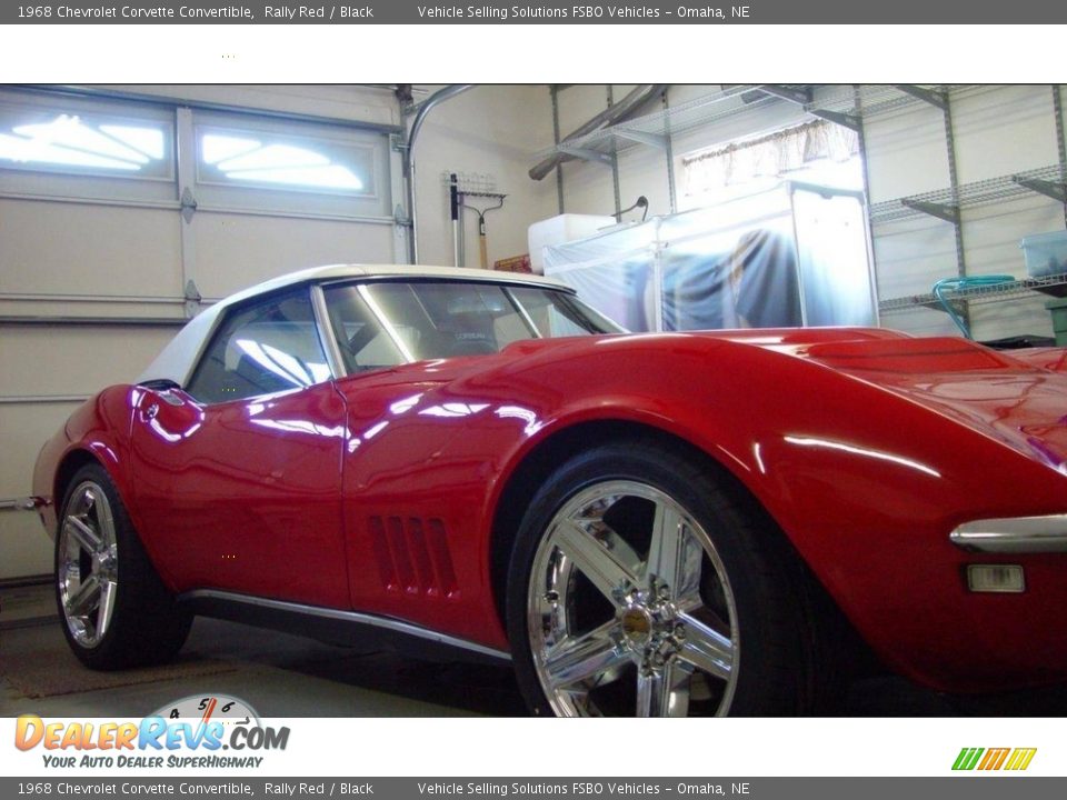 1968 Chevrolet Corvette Convertible Rally Red / Black Photo #5