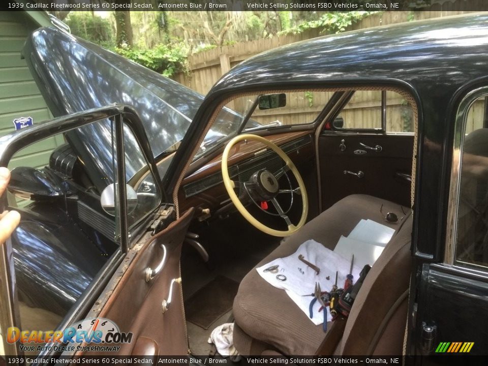 Brown Interior - 1939 Cadillac Fleetwood Series 60 Special Sedan Photo #5