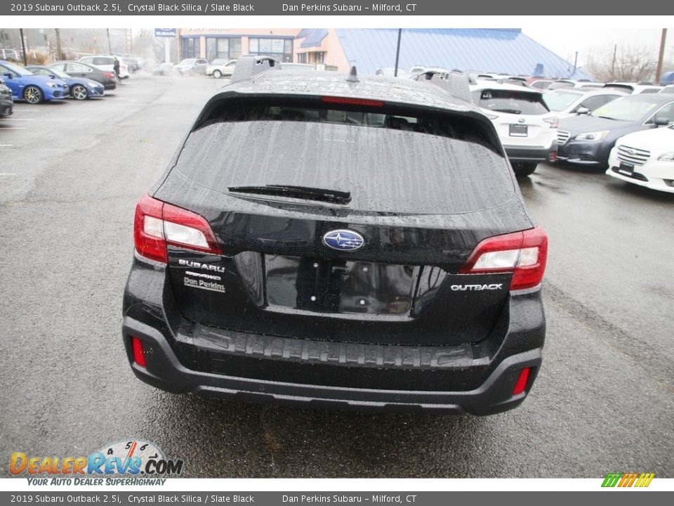 2019 Subaru Outback 2.5i Crystal Black Silica / Slate Black Photo #6