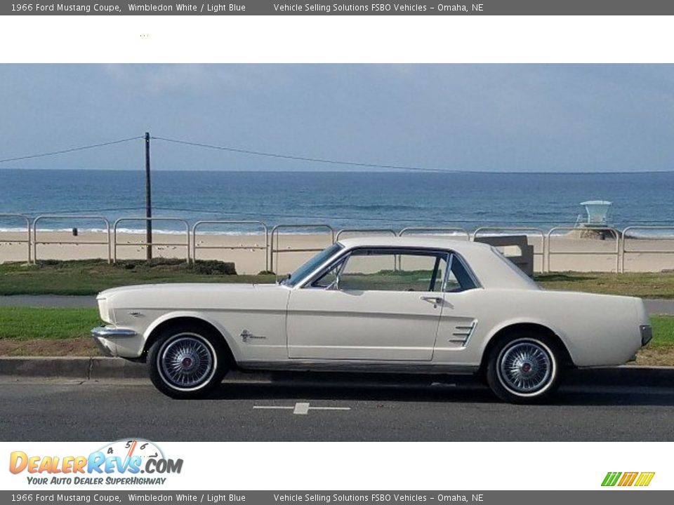 Wimbledon White 1966 Ford Mustang Coupe Photo #15