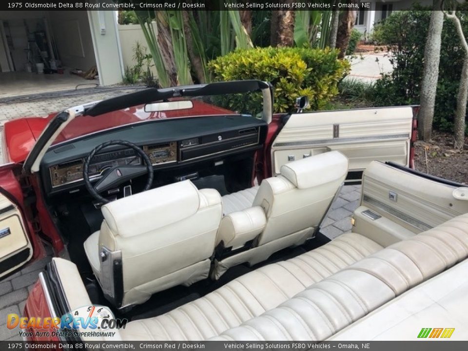 Doeskin Interior - 1975 Oldsmobile Delta 88 Royal Convertible Photo #11