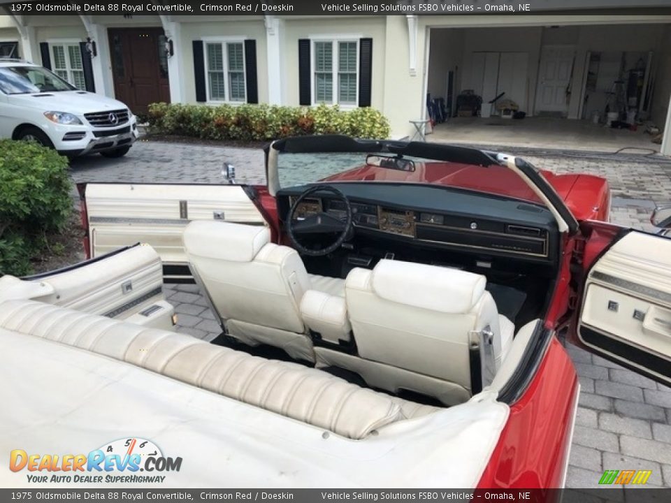 Front Seat of 1975 Oldsmobile Delta 88 Royal Convertible Photo #12